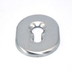 Concave rosette for lock cylinder