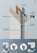 Скрита алуминиева каса за тапетни врати - RASO 90 - Image 6