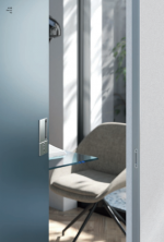 Скрита алуминиева каса за тапетни врати - RASO 90 - Image 9