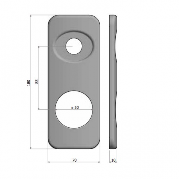 Шилд за бронировка  PLACCA 50